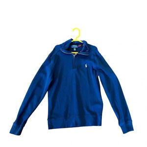 Polo Ralph Lauren Quarter Zip navy 100% cotton size 10/12